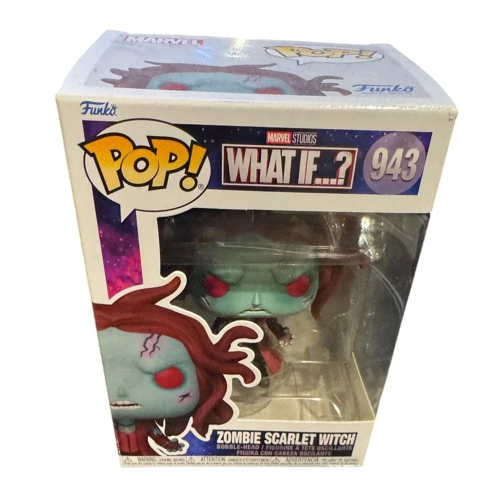 Funko Pop Marvel What If Zombie‎ Scarlet Witch 943 Vinyl Bobblehead Figure